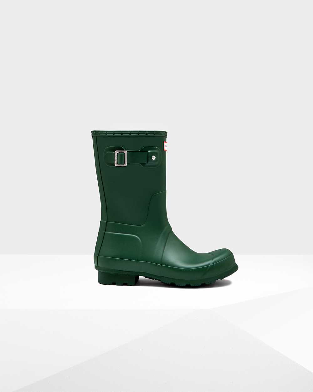 Botas De Agua Hombre - Hunter Original Short Verde - WCBRQK-347 - Verde